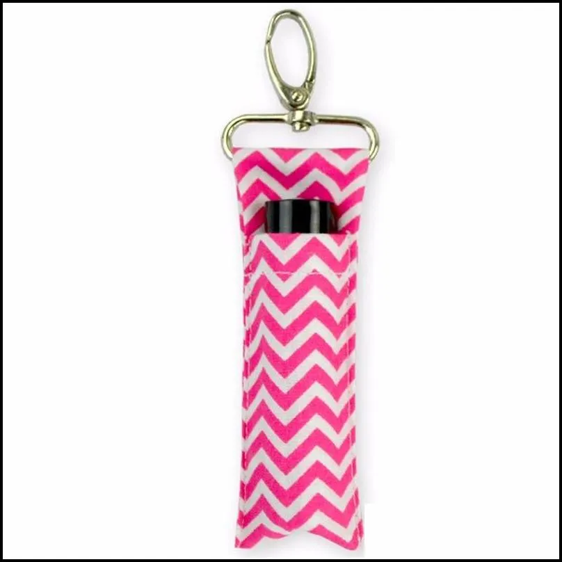 lipstick holder chapstick holder keychain lipstick pouch bag with 8 colors diy lip palm key chain