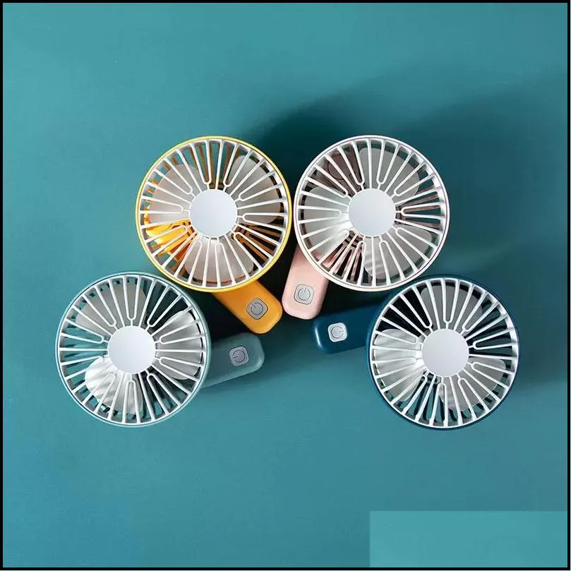 mini handheld fan usb rechargeable fans portable folding table fan women home office outdoor low noise cooling fan