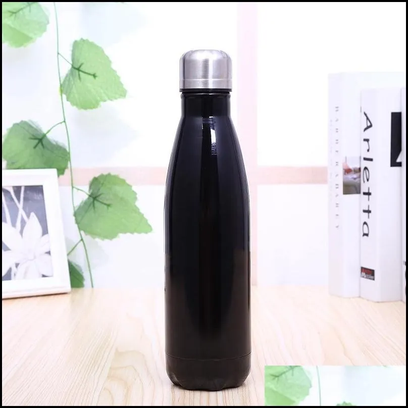 350ml sports water bottle cycling camping sports stainless steel double wall vacuum vaso insulation bottles keep warmer flasks