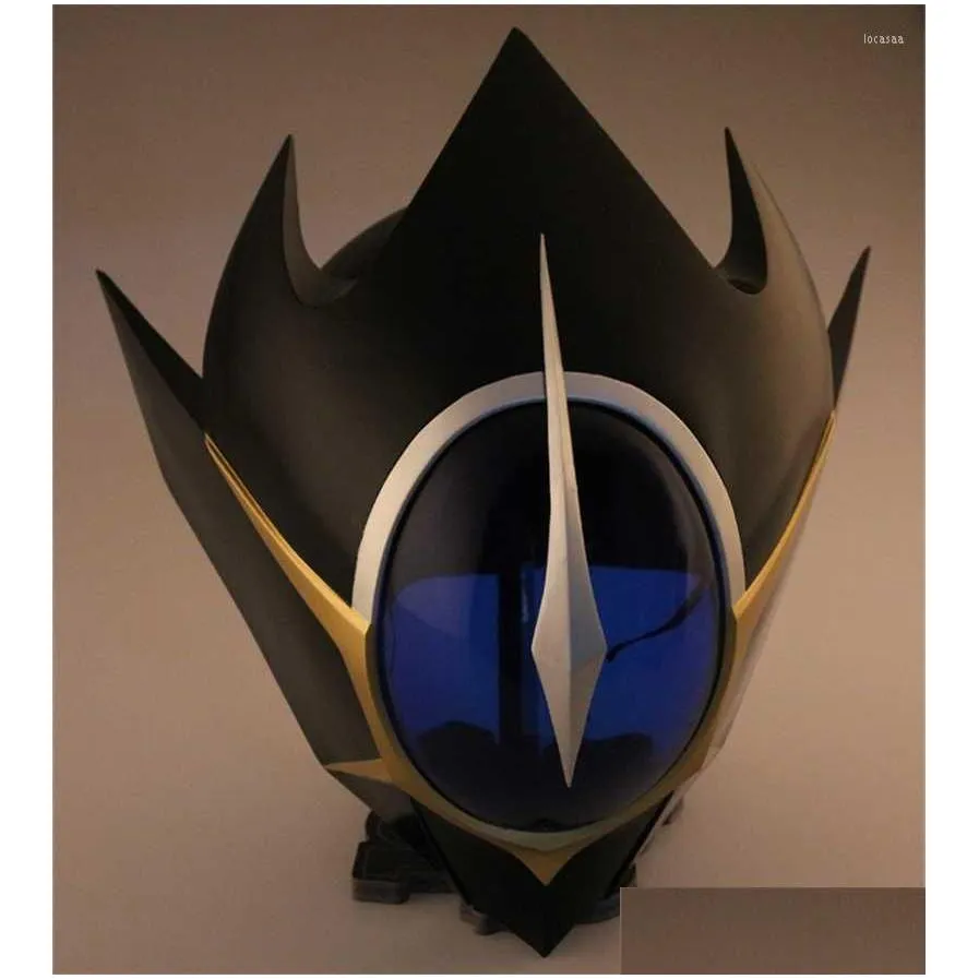 party masks code geass lelouch of the rebellion zero cosplay gfrp acrylic mask helmet halloween masquerade carnival props