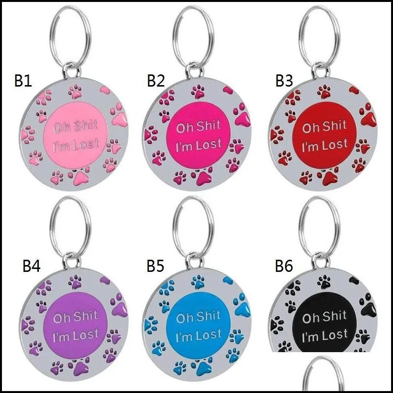 antilost puppy dog id tag personalized dogs cats name tags collars necklaces engraved pet nameplate accessories