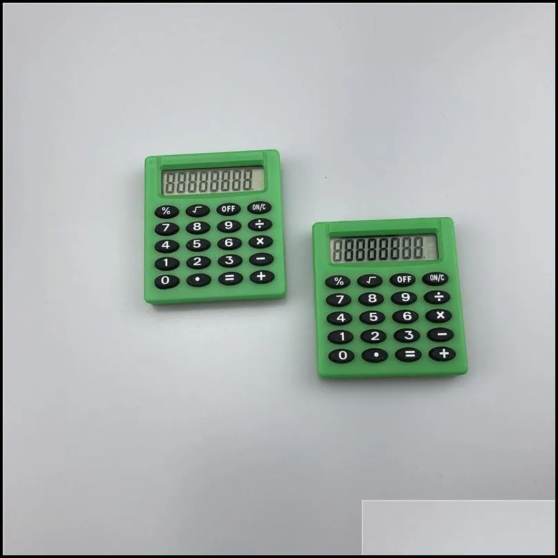 portable pocket scientific calculator small square student exam learning essential digit calculator mini office school stationery