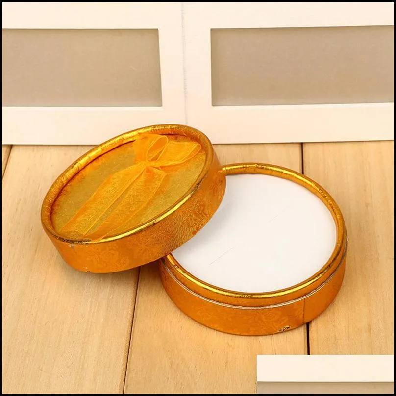 bowknot round jewelry box earring rings storage box jewelry round organizer box jewelry storage packaging boxes