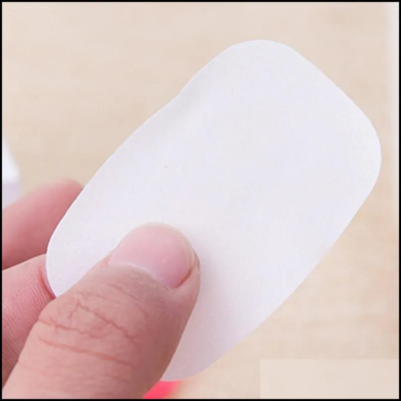 disinfecting soap paper sheets convenient washing hand bath flakes mini cleaning soap sheet travel disposable soaps flake