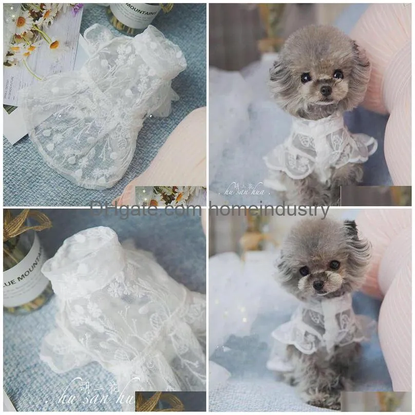 luxury designer pet supplies dog apparel lace breathable teddy cat legs wear dog clothes xxsxssmlxlxxl