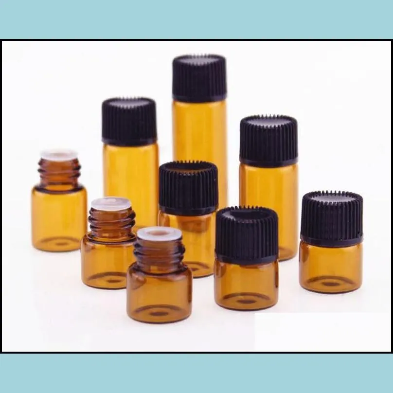 amber dropper mini glass bottle essential oil display vial small serum perfume brown sample container mini empty liquid sample vial