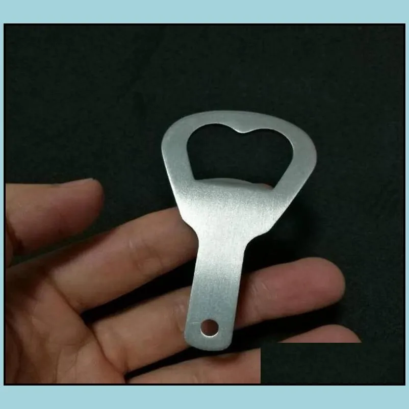 stainless steel bottle opener part with countersunk holes round shaped metal strong polished bottle opener insert parts