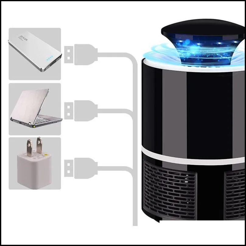 usb photocatalyst mosquito killer lamp mosquito repellent bug insect trap light uv light killing trap lamp fly repeller