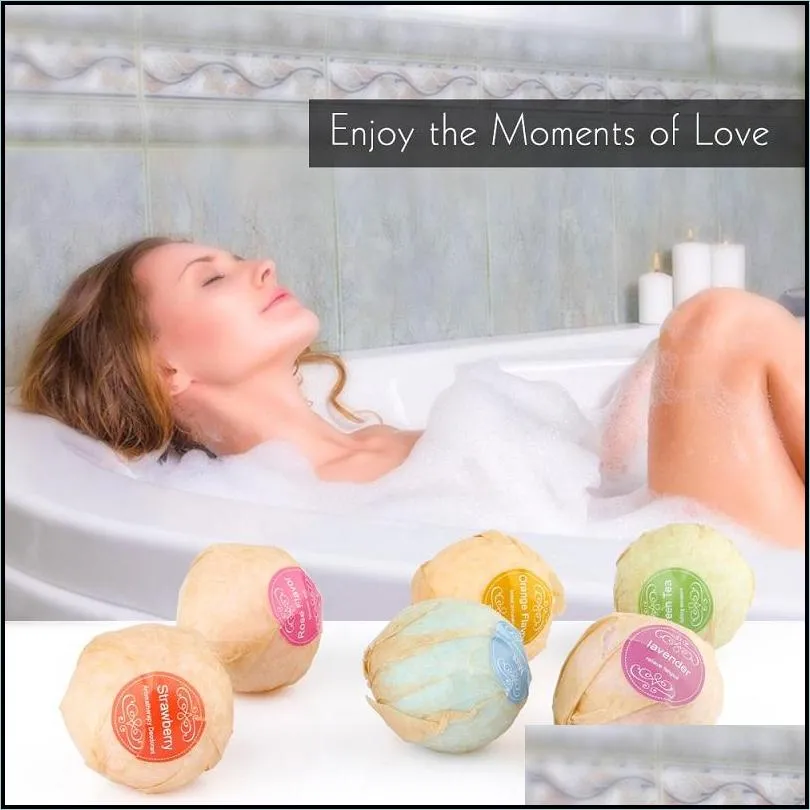 organic bath bombs spa skin care bathes bombs bubble bath salts ball mint lavender rose flavor bath bombs