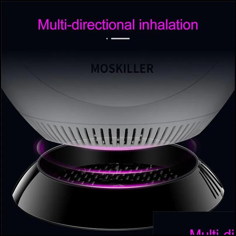 led mosquito killer lamp photocatalyst mosquito trap mute usb electronic bug zapper insect killer repellent home office mosquito killer