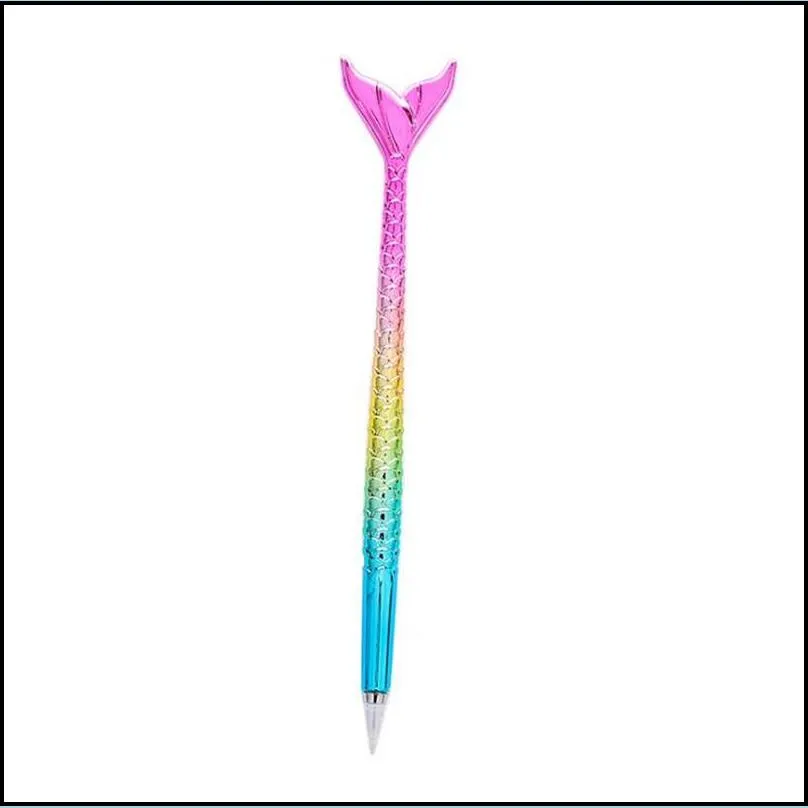 mermaid ballpoint pen fashion novel office gift stationery mermaid tail ballpoint pens school supply student ballpoints