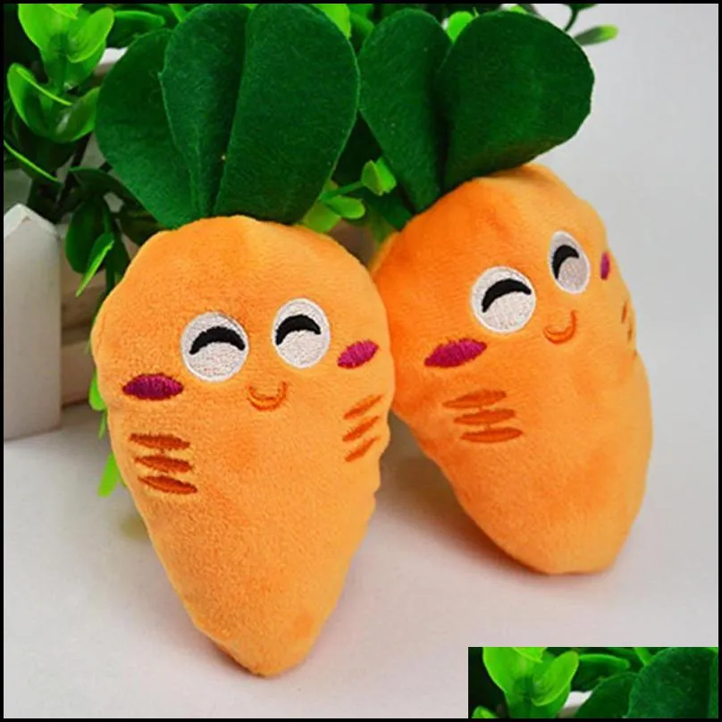 carrot plush chew squeaker toy vegetables shape pet toys puppy dog carrot plush chew squeaker toys