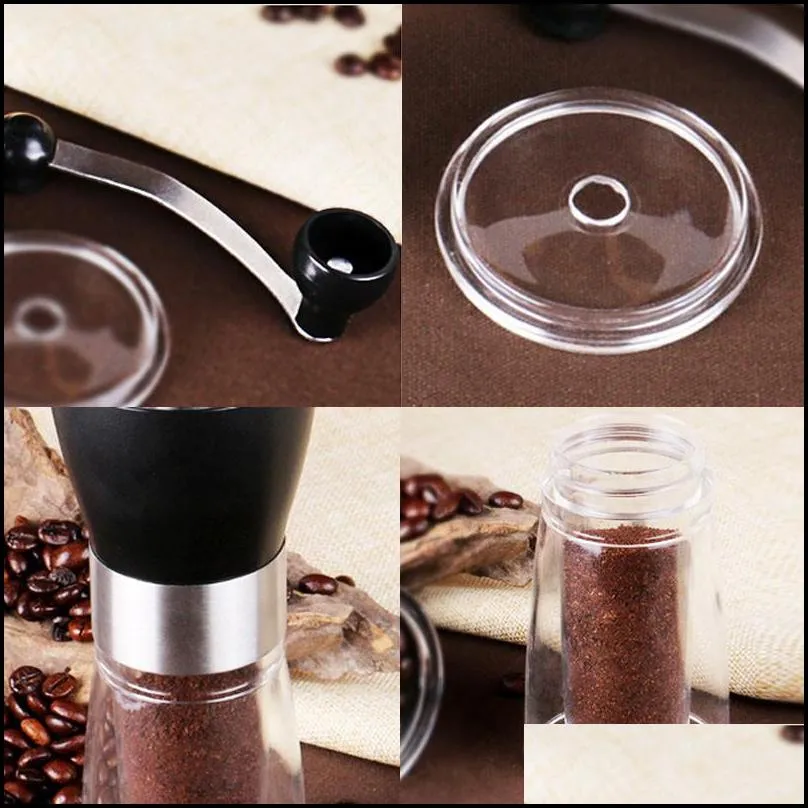 hand shake coffee grinder stainless steel wearresisting save space ceramic core coffee bean mill home kitchen coffee grinder
