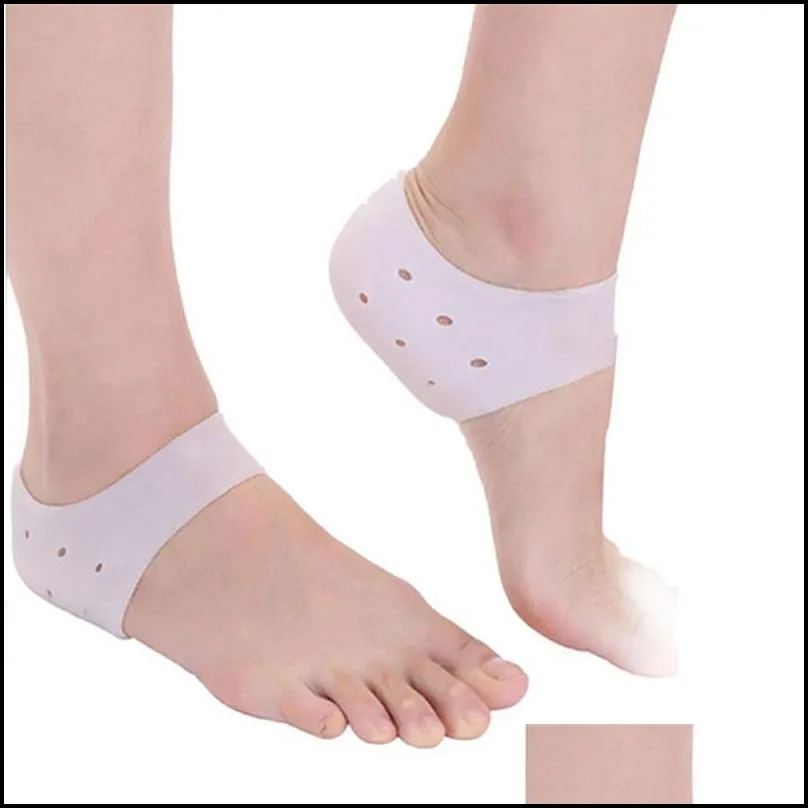 silicone heel gel pad silicone moisturizing gel heel socks cracked foot skin care protectors anti cracking high heels socks gel care