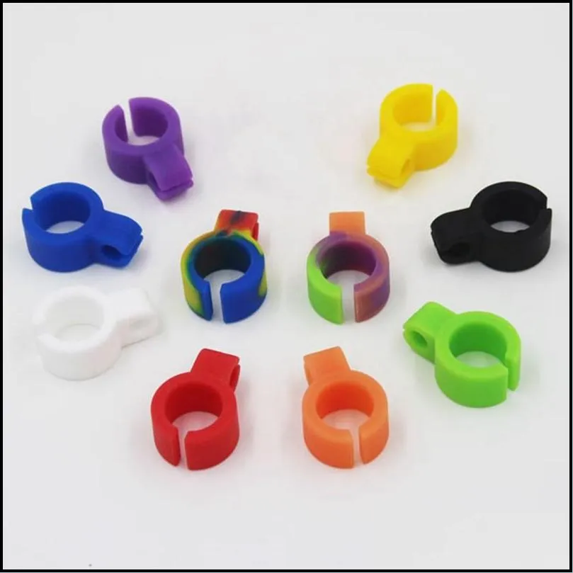 silicone cigarette holder hand finger cigarette rack ring smoking tools for driving convenient tools play game