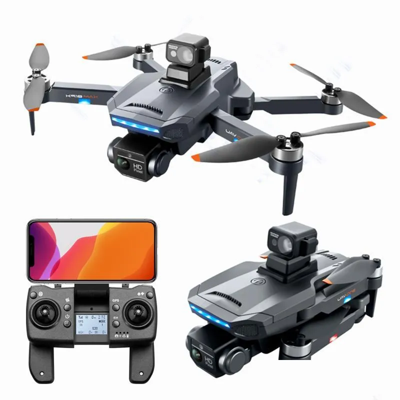 k918max obstacle avoidance drones 4k hd aerial camera brushless gps outdoor aircraft remote control aircraft drone