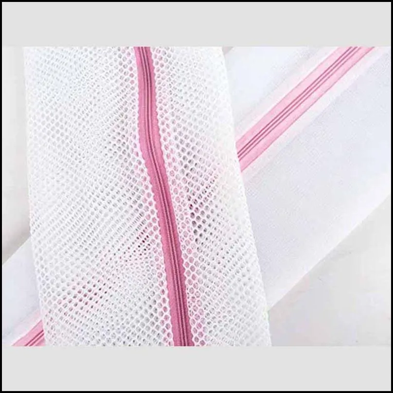 3 size zippered mesh laundry wash bags foldable delicates lingerie bra socks underwear washing machine clothes protection net