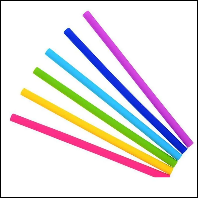 silicone drinking straws silicone smoothie straws drinking straws standard width 5mm for safely drinking hot cold drinks cups mugs