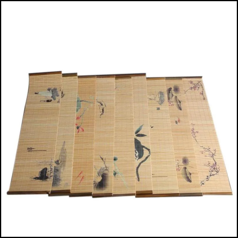 bamboo tea runner chinese japanese zen bamboo weave tea mats table runners curtains tea ceremony accessories