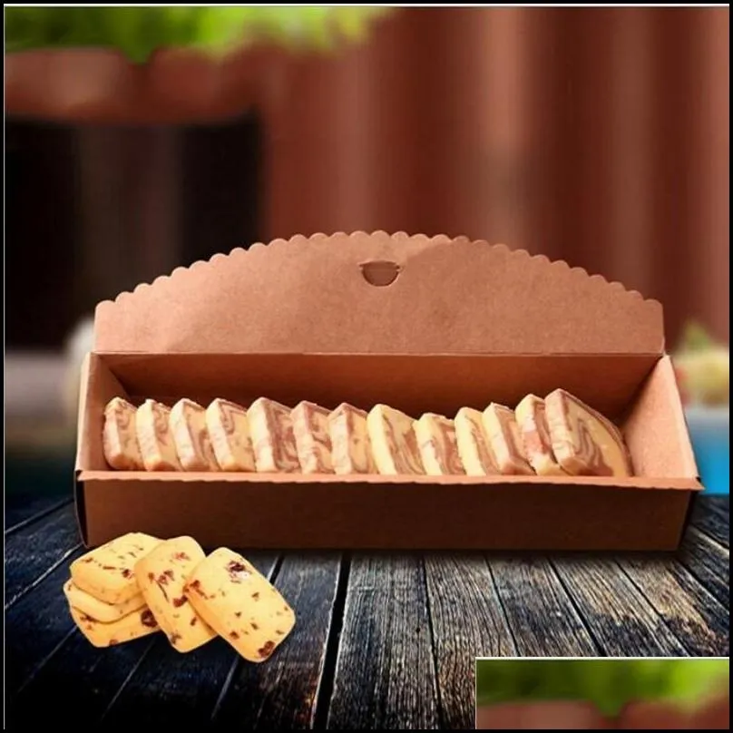cardboard mini macaron packaging kraft paper biscuit boxes jewelry cake gift jewelry party favor gift case