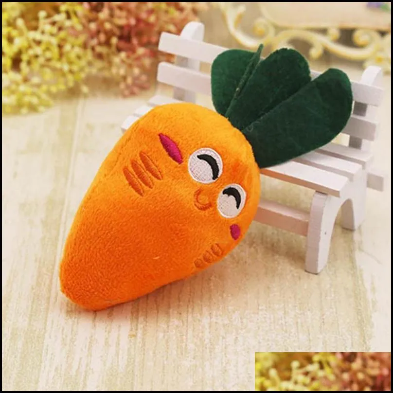 carrot plush chew squeaker toy vegetables shape pet toys puppy dog carrot plush chew squeaker toys