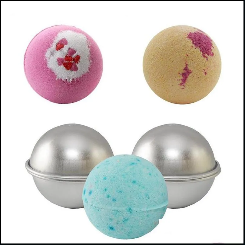 aluminium alloy cake ball mould bath bomb baking moulds roast ball mold diy dessert sphere shape mold