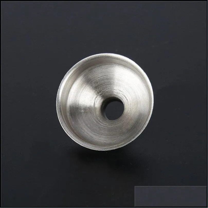 stainless steel hip flask funnel leakproof small mini flagon funnel wine accessories diameter 6mm