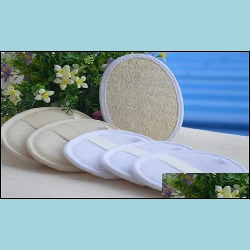 soft exfoliating natural loofah sponge pad remove the dead skin loofah pads scrubbers tools