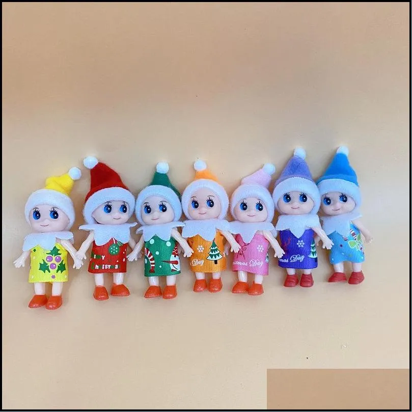 christmas toddler baby elf dolls with movable arms legs xmas stocking fillers birthday holiday gifts for little girls