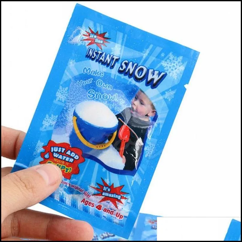 christmas decorations instant snow magic prop instant artificial snow powder simulation fake snow for night party decorate