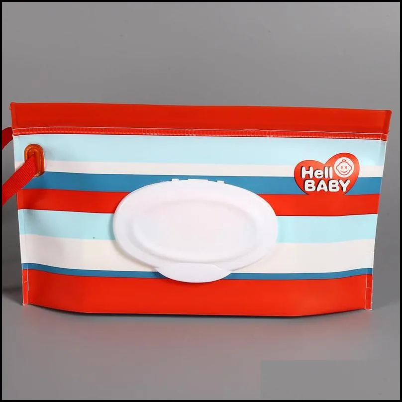 baby care wet wipe box ecofriendly wet tissue case cleaning wipes container portable eva wet wipe bag mixed send