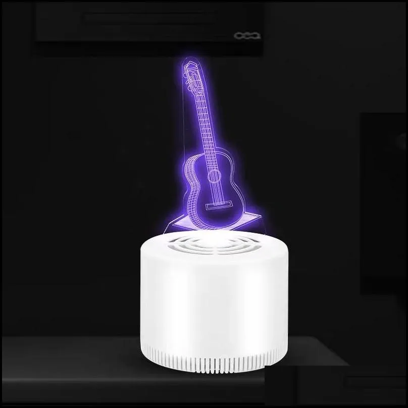 3d mosquito killer lamp usb electric anti mosquito trap led lamp acrylic pest radiationless light lamp