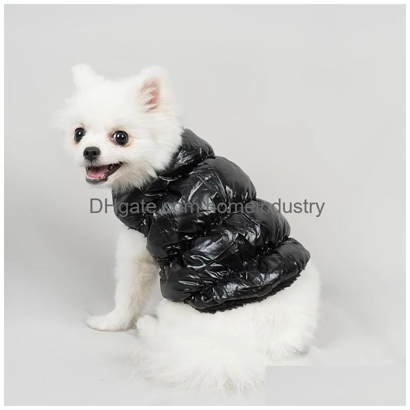 designer pet petco dog clothes shiny lamb down jacket twolegged cloth french bulldog corgi winter clothes warm fashion coat