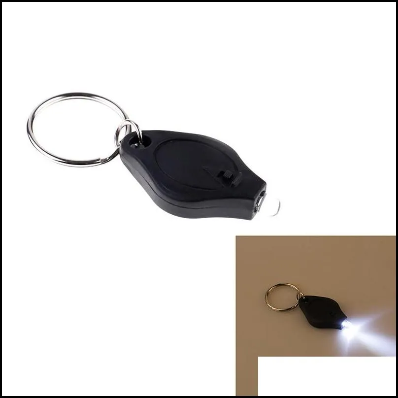 mini led flashlight keychain portable outdoor torch key chain emergency camping lamp backpack light household sundries