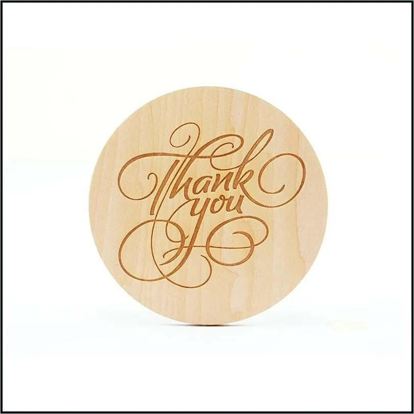 10cm diy laser engraving logo wooden coasters round cafe bar shop home tabletop coaster decoration