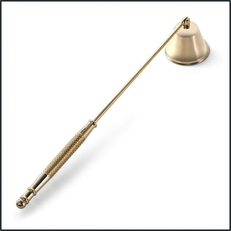 horn shaped candle wick cover stainless steel oil lamp cutter cover candle wick trimmer put out fire bell shape candle snuffers