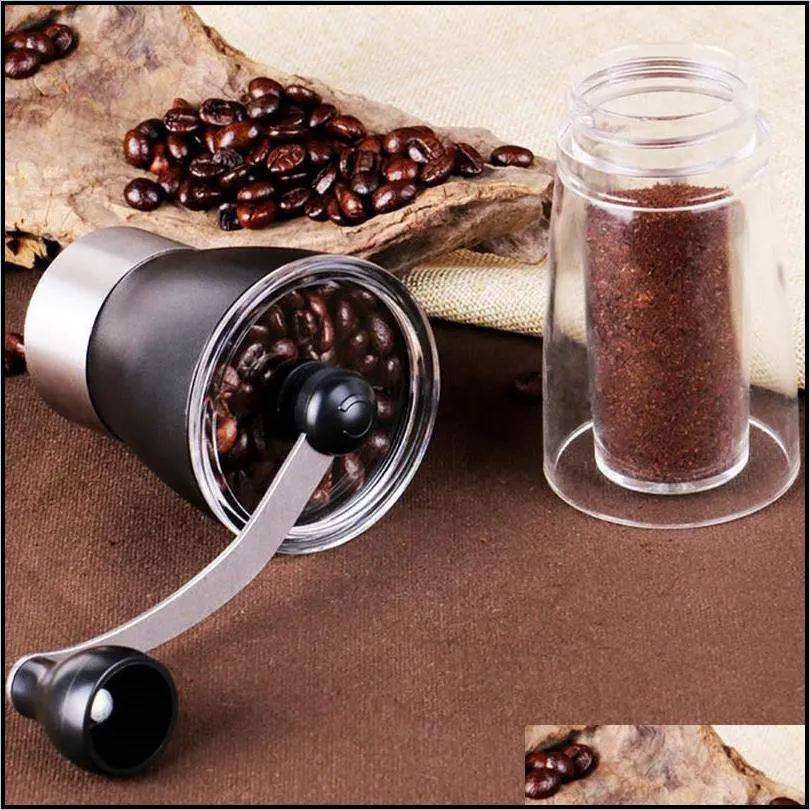 hand shake coffee grinder stainless steel wearresisting save space ceramic core coffee bean mill home kitchen coffee grinder