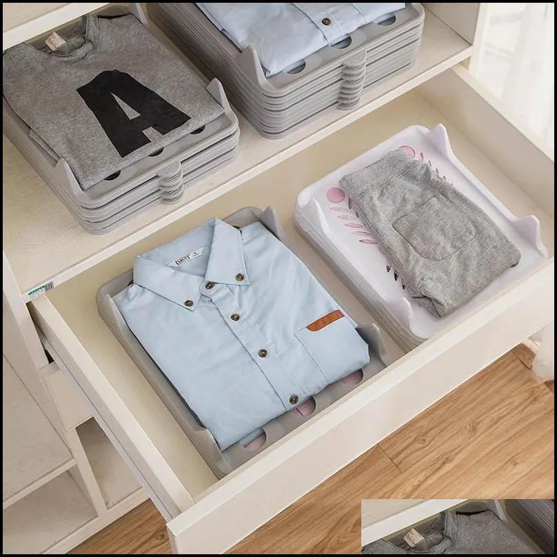 clothes folding board plate stack dressbook sweater shirt storage boards plastic laundry storage organizer racks small size