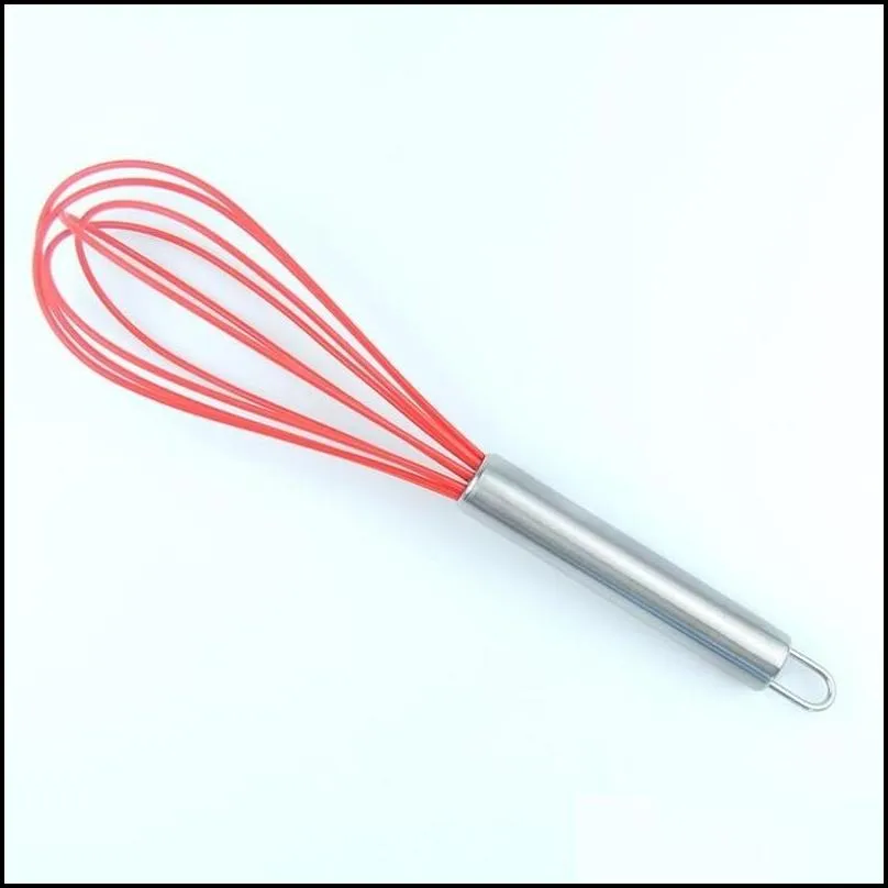 manual whisk egg whisk handle silicone quick wire egg beater mixer hand soap cream butter cake stirrer cooking utensils