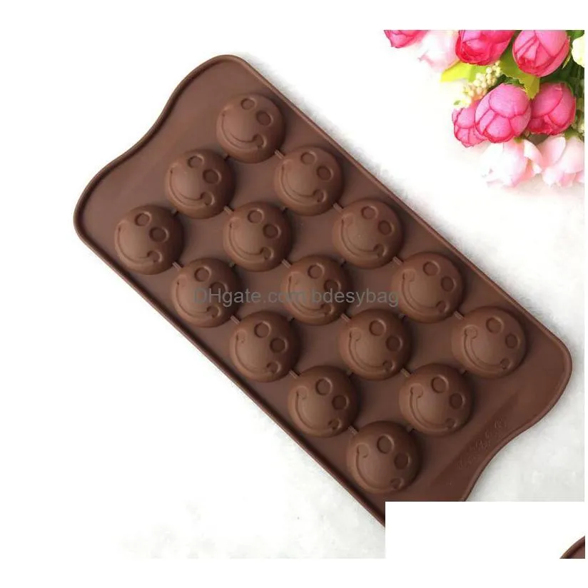 silicone chocolate candy molds baking trays for cake brownie topper hard soft candies gummy