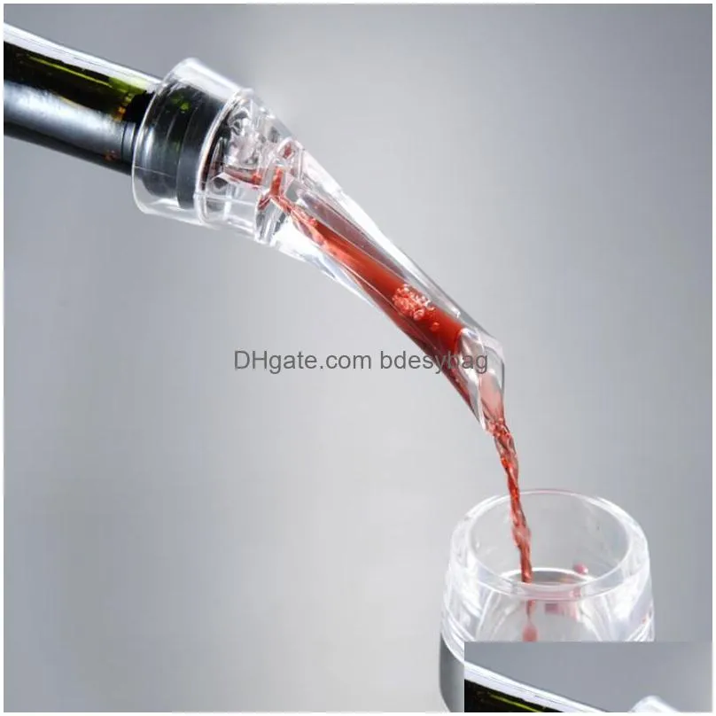 wine aerator pourer party supplies red wine accessories tools food safety grade with filter pourer rrb16244