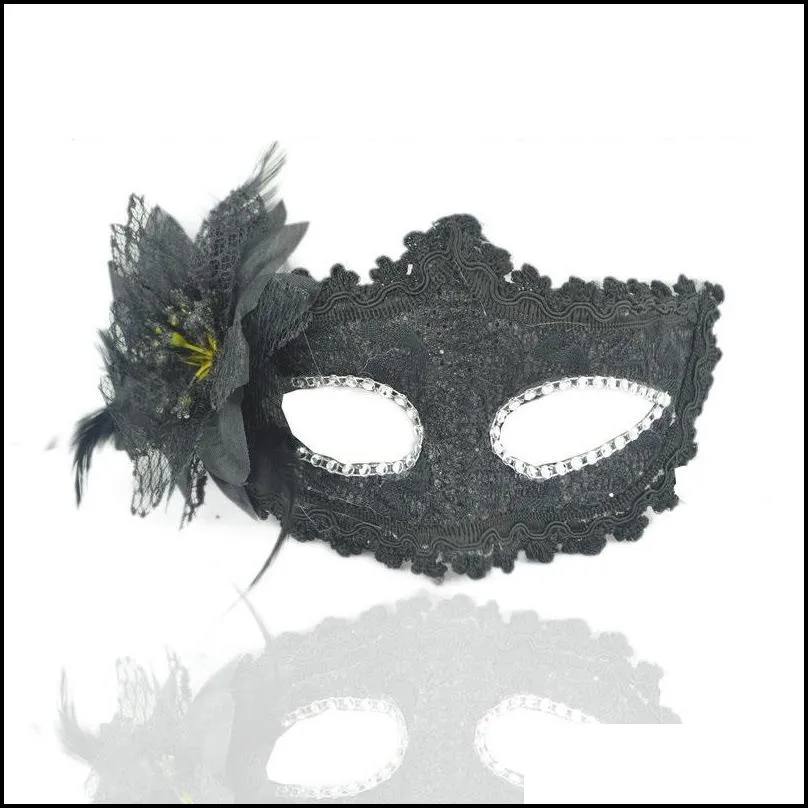 ladies venetian flower masquerade mask princess y halloween christmas party cosplay lace masks