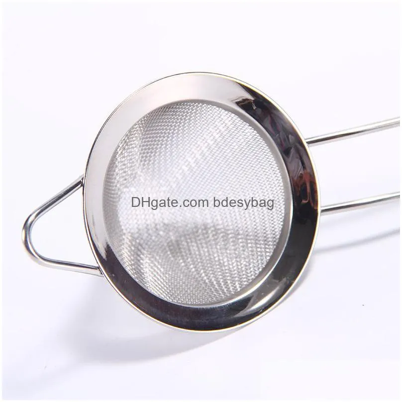 stainless steel conical cocktail sieve great for removing bits from juice julep bar strainer rrb16274