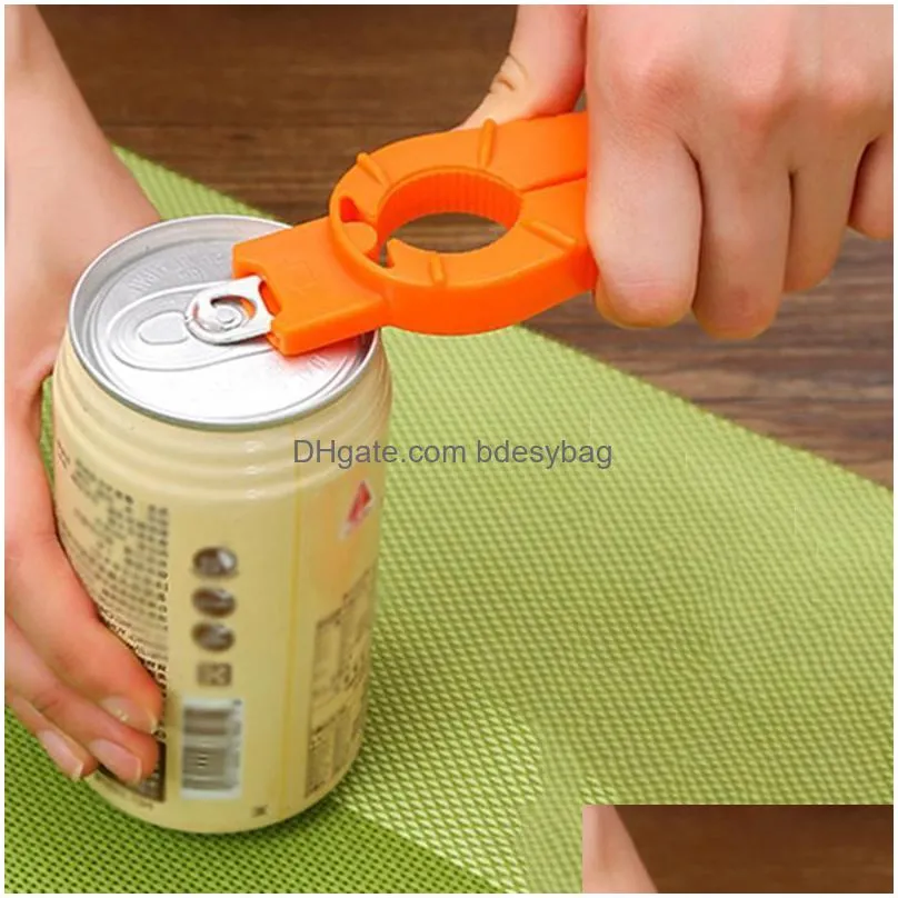 simple beverage beer opener portable outdoor openers camping party multifunction plastic hanging openper bar kitchen tools rrb16292