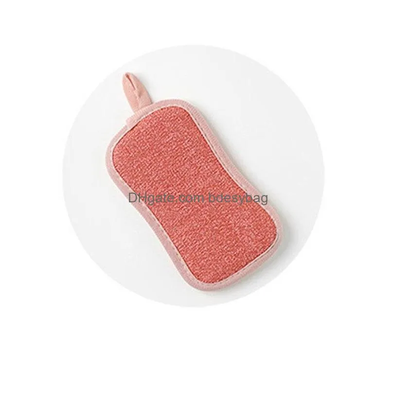 double sided sponges kitchen cleaning towel kitchenware brushes anti grease wiping rags absorbent washing dish cloth accessories