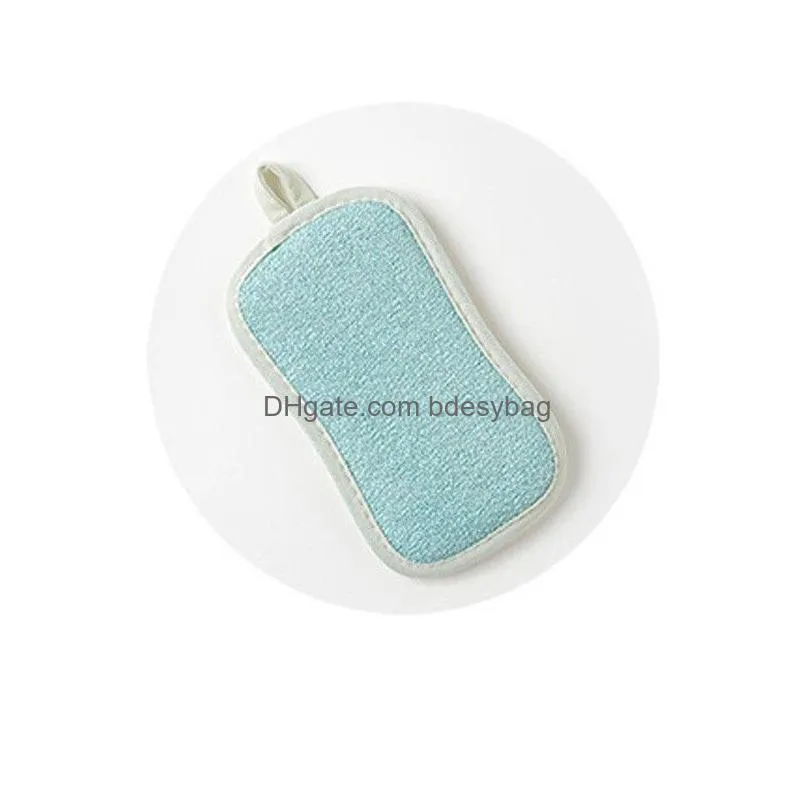 double sided sponges kitchen cleaning towel kitchenware brushes anti grease wiping rags absorbent washing dish cloth accessories