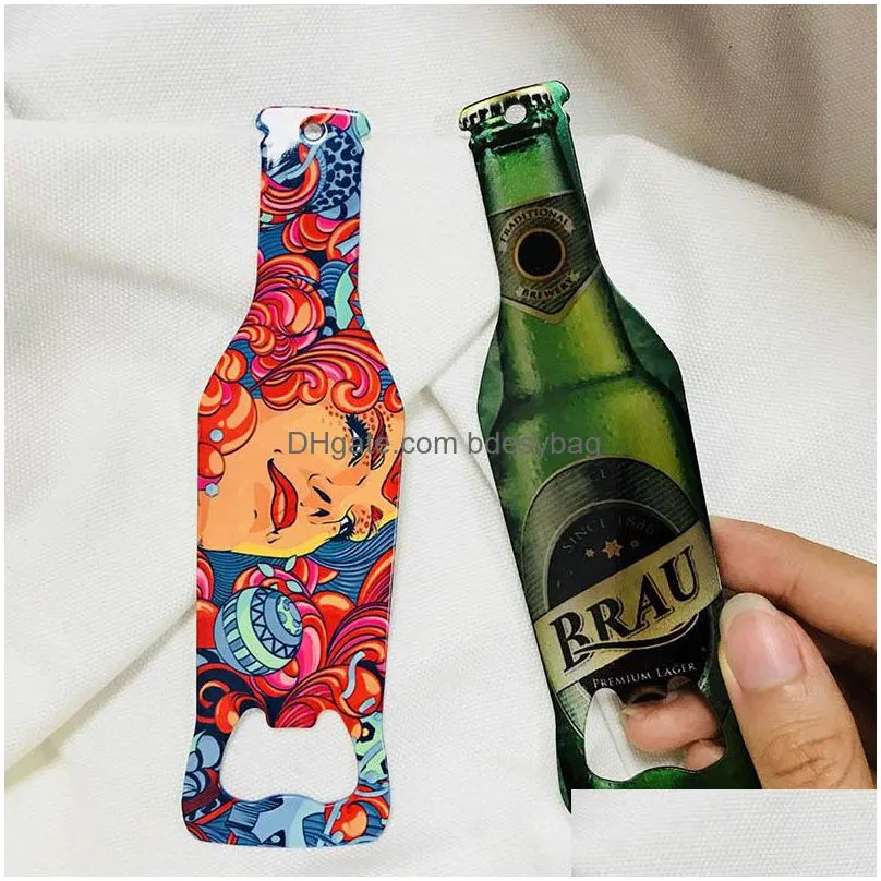 sublimation wine bottle openers bar blade stainless steel metal strong pressure wing corkscrew grape opener kitchen dining bar