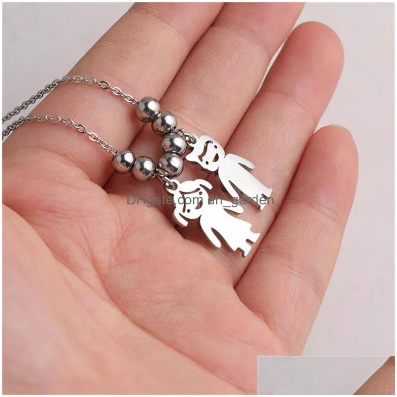 new arrival can be engraved stainless steel necklace silver gold 2020 custom boy girl pendant necklace for mother day jewelryz