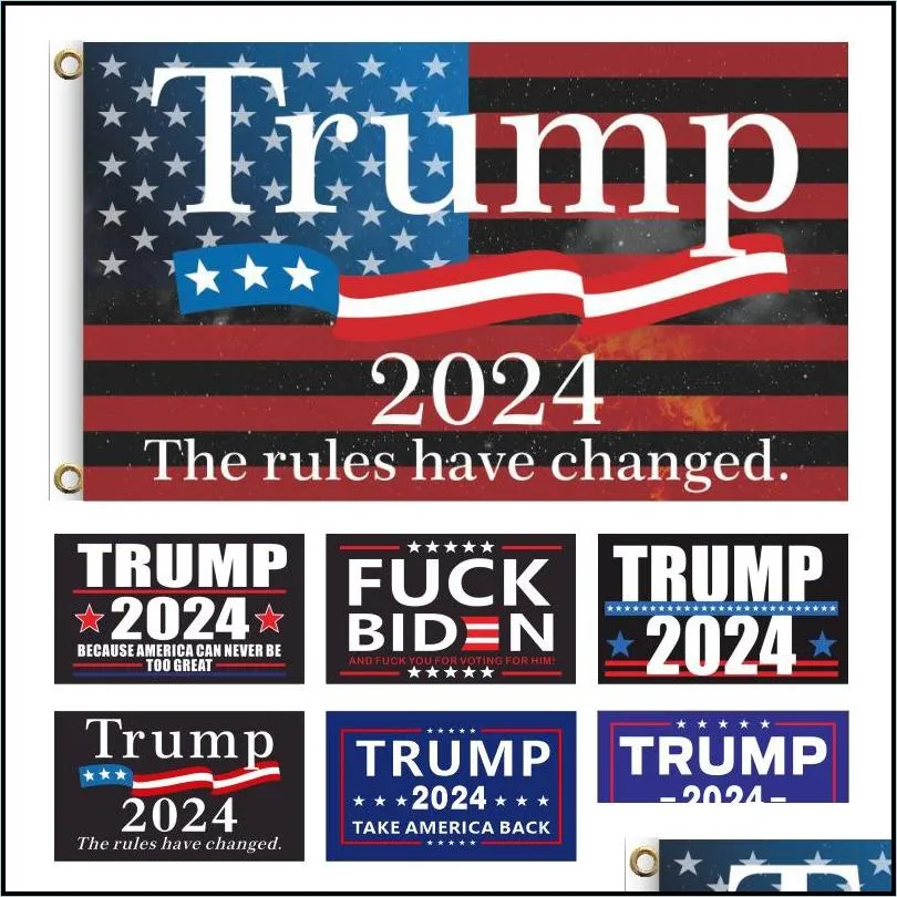 trump 2024 flag multistyles donald flags keep america great again polyester decor banner for president usa 3x5 ft 90x150 cm