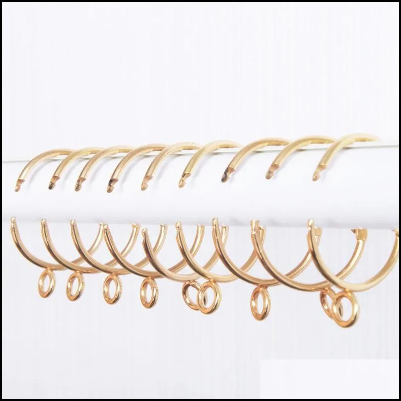 open curtain ring window curtain hooks accessories metal hanging ring curtains clips tools 38mm curtain hook